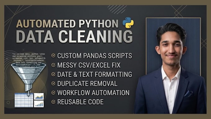 build custom python apps to clean your data