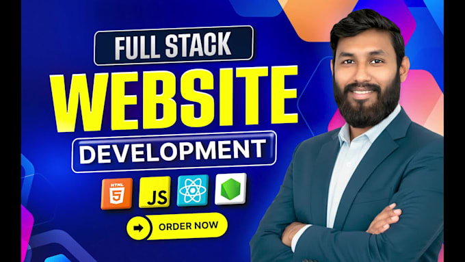 build website development as full stack website and front end web developer