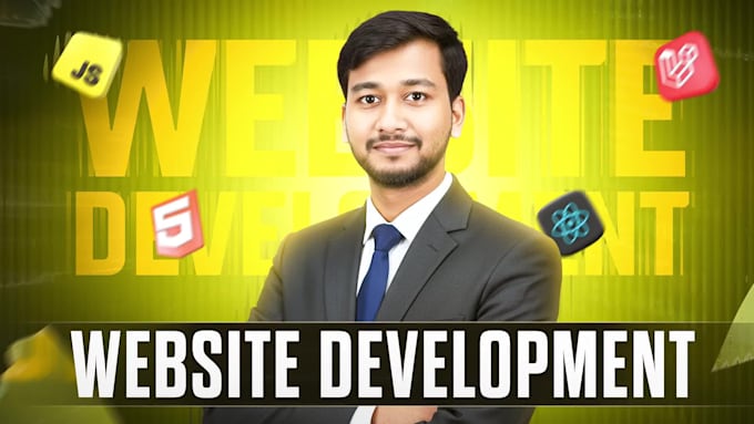 build custom website as full stack website developer, website development