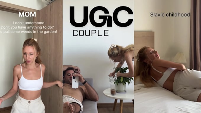 funny couple ugc video ad for tiktok instagram