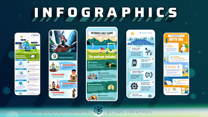 design stunning infographic, customized and engaging