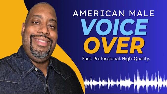 record a professional american male voice over