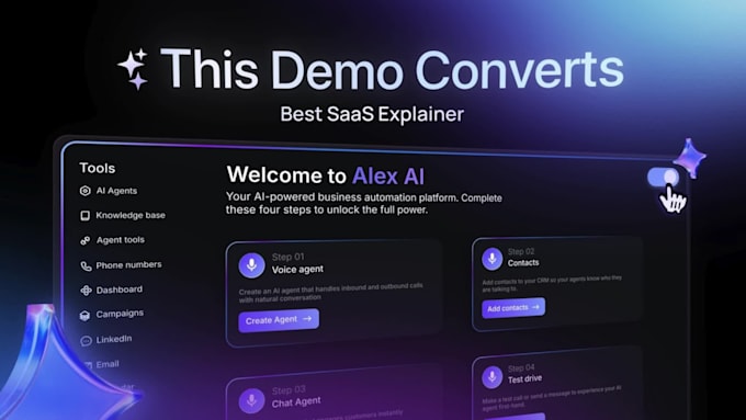 create saas explainer video saas demo video for saas product
