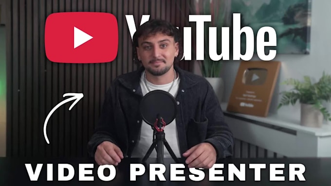 be your on camera youtube video presenter and spokesperson