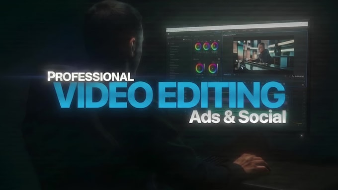do professional video editing ads and social