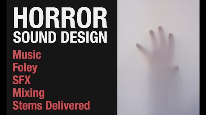 create music, sound effects and sound design for horror short films