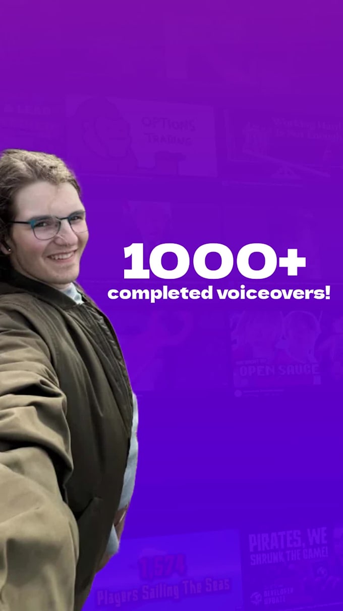 record a studio quality professional male voiceover