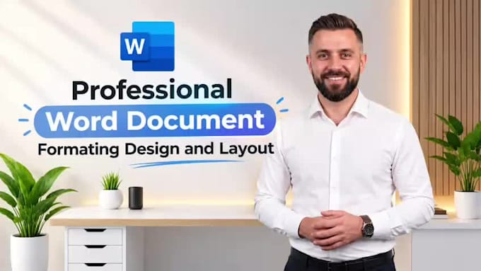be expert in microsoft word document formatting and design