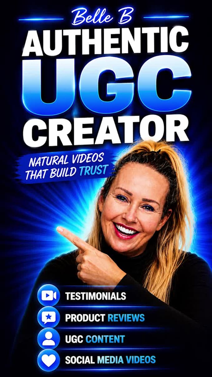 deliver a natural testimonial or ugc video that builds trust