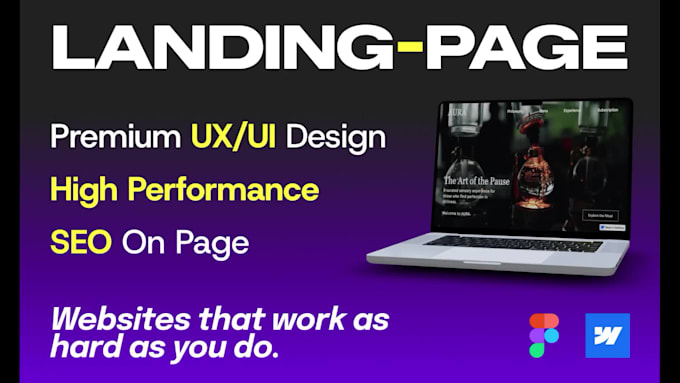 design a premium uxui website and develop it for high performance