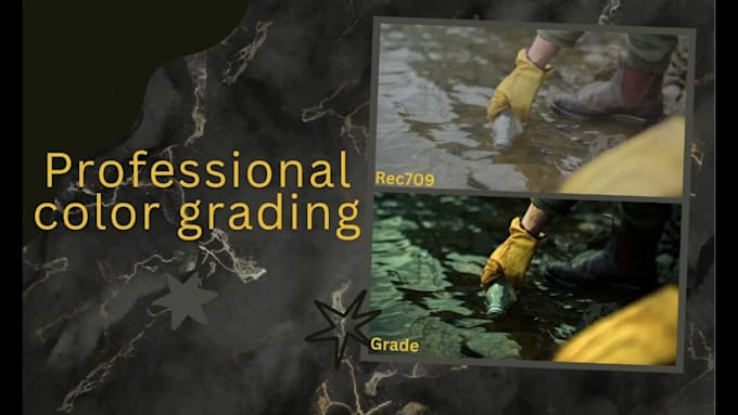 do video color correction and color grading professionally in 24h