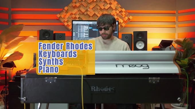 record  real rhodes, synth and keyboard for you