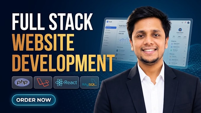 Do website development as full stack php laravel developer react js by ...