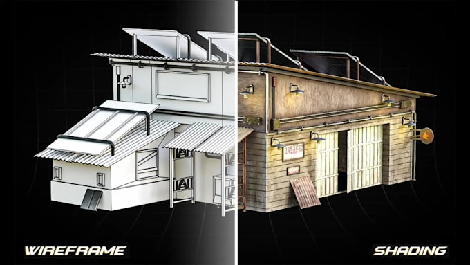 create realistic game ready 3d props with pbr texturing