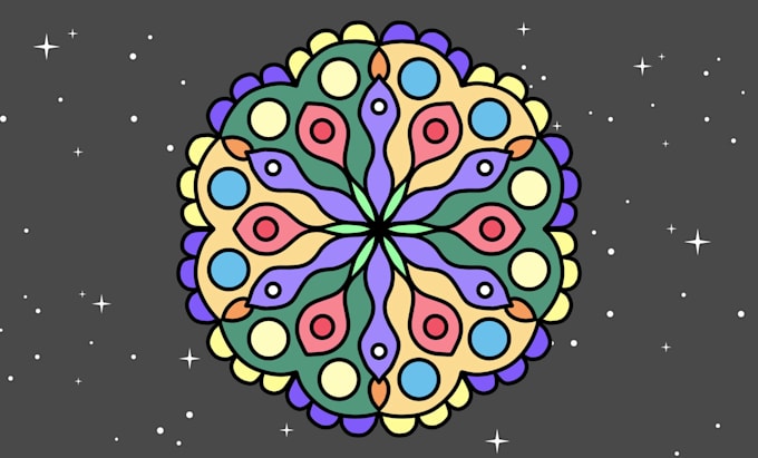 unique hand drawn mandalas