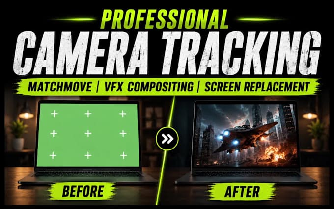 do camera tracking, matchmove and vfx compositing