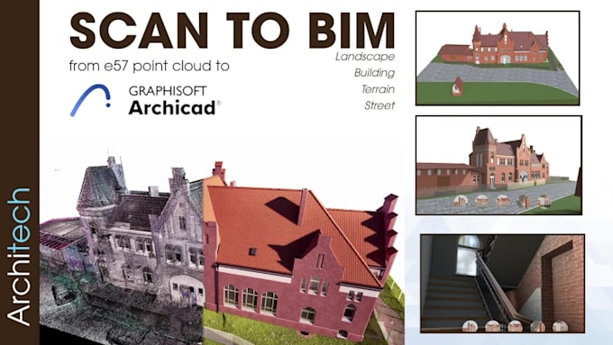 convert matterport e57 point cloud to archicad bim model