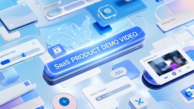 create a professional saas product demo video with UI animation