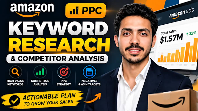 do amazon keyword research and competitor analysis for PPC