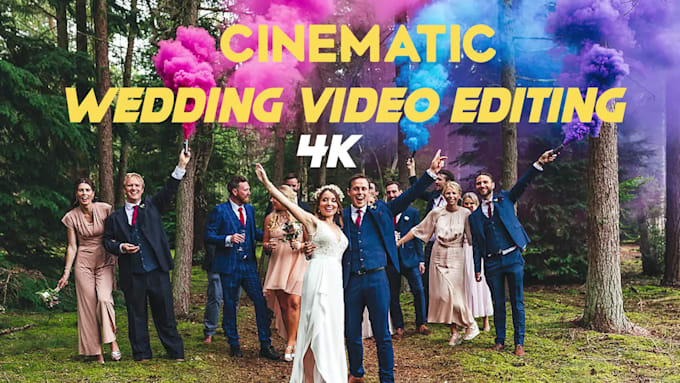 edit stunning cinematic wedding video editing