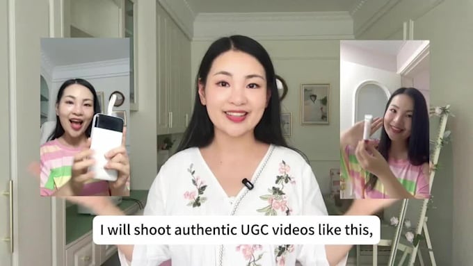 create authentic ugc videos in chinese or english