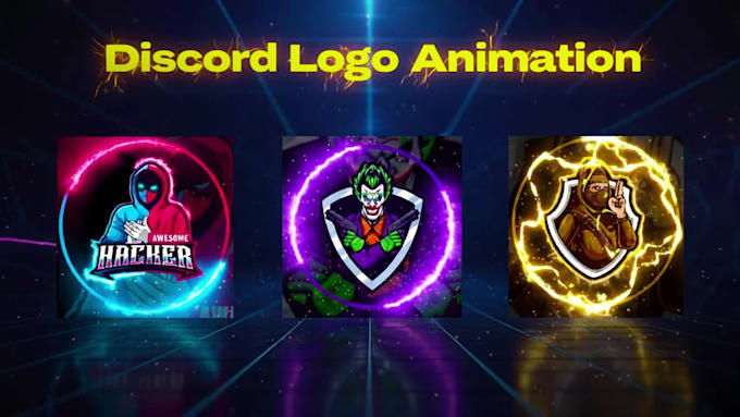 Make eye catchy roleplay discord logo animation,banner animation,pfp ...