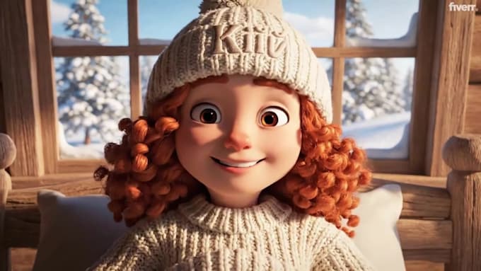 create a pixar style 3d ai animated video