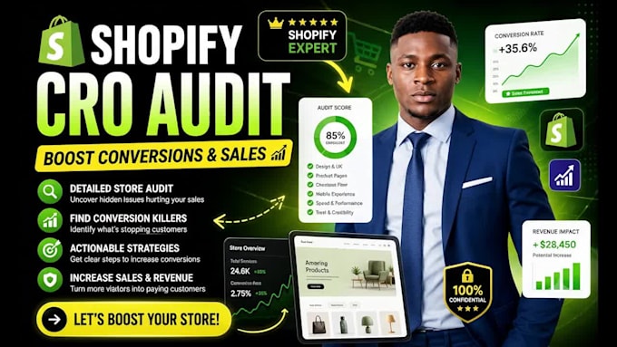 audit your shopify store and increase conversions with expert cro