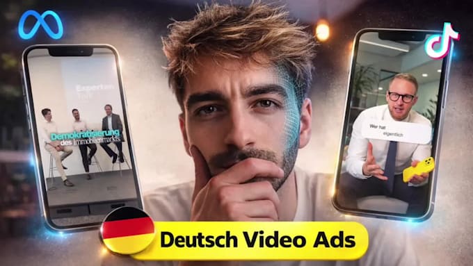 create facebook video ads in german