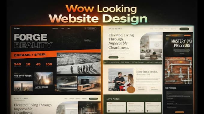 build a high converting construction, roofing, cleaning, hvac website design