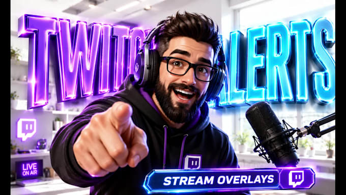run twitch vtuber follower subscriber and donation alert animation for streamers
