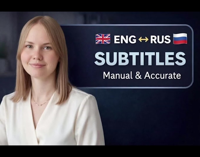 translate and subtitle english and russian videos