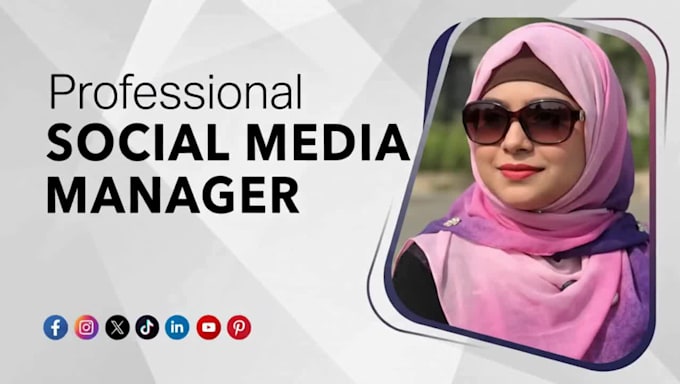be your social media marketing manager and content creator