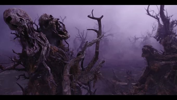 go cgi and vfx horror character model, visual effects blood ghost and cinematic