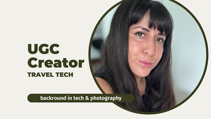 create female travel tech ugc for your brand