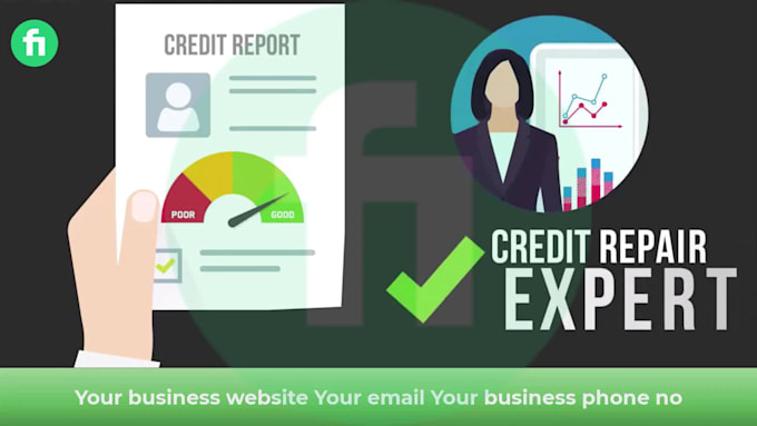 create attractive animation video for credit repair service