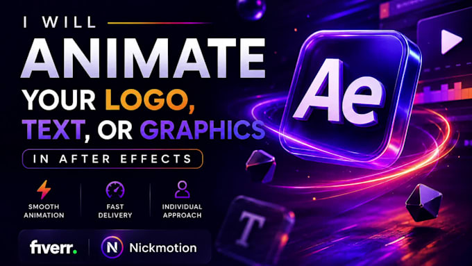 animate your logo, text, or graphics in after effects