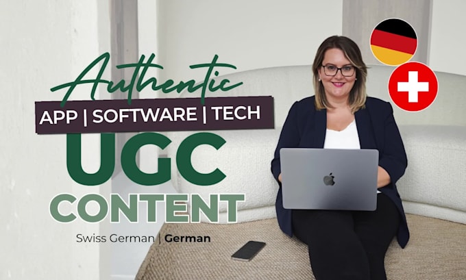 create authentic german tech ugc videos for apps or software