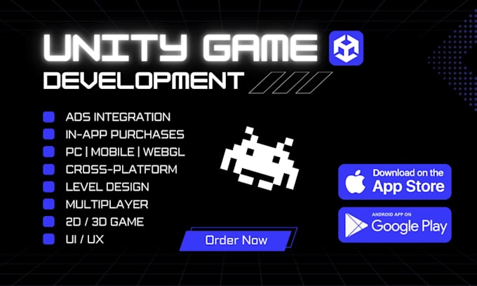 Develop a 2d or 3d game on unity for mobile and pc by Xath777 | Fiverr