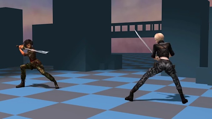 do 3d game character animation 3d rigging model unreal engine ue5 game animation