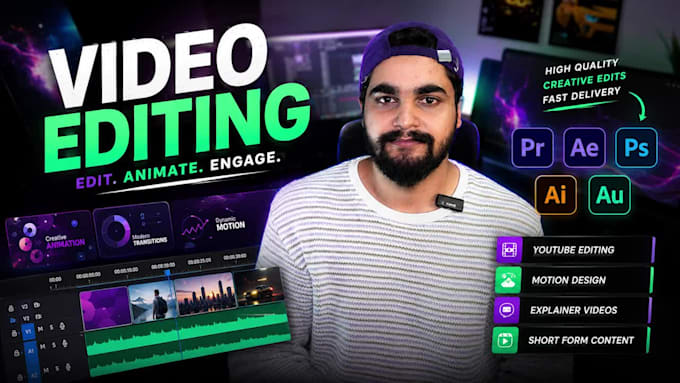 do a professional video edit and youtube video editing