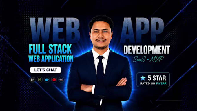 do full stack web application development, saas mvp software developer