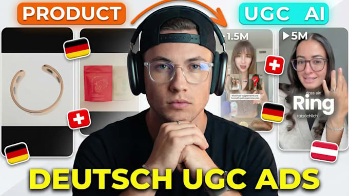 create german ugc ad videos with your custom creator