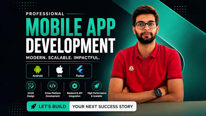 do mobile app development, android, ios, flutter, ai app development