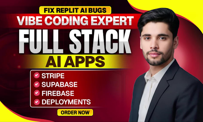 build and fix replit ai full stack websites using vibe coding
