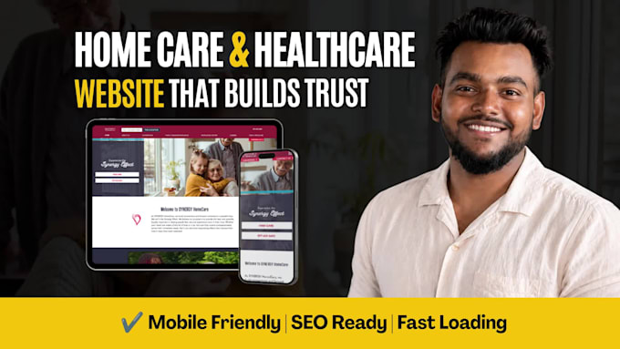 design home care and healthcare wordpress website