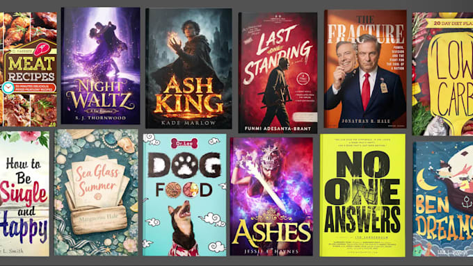 design professional book cover or ebook cover