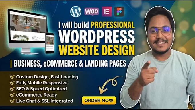 design and develop a high converting wordpress website for your business