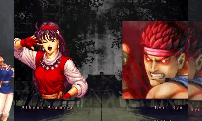 create custom mugen fighting game characters, street fighters, pixel art sprites