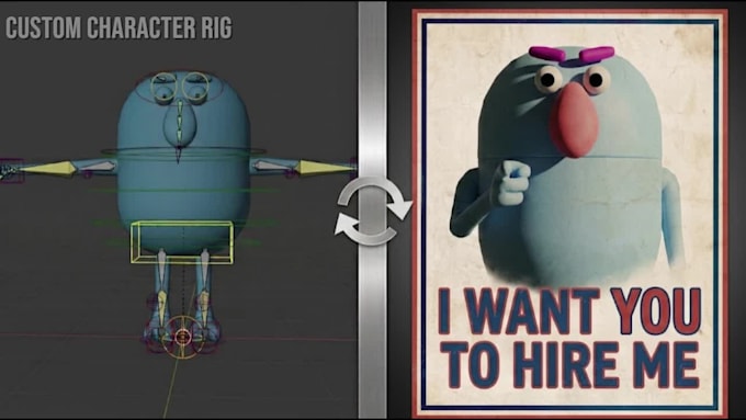 do 3d character rigging and game ready animations in blender